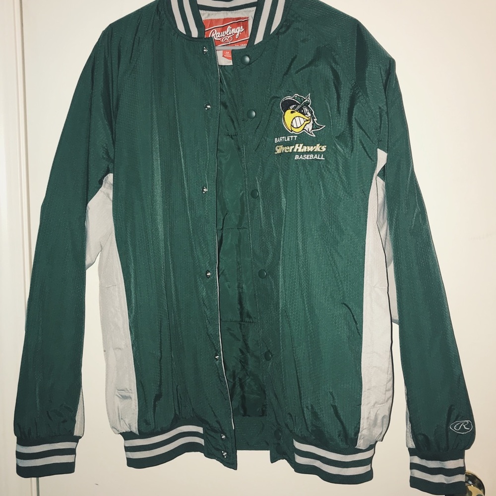 Thrifted baseball jacket